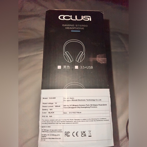 COLUSI C600 AUX Wired Gaming Headset (Xbox, PlayStation, PC) - Picture 9 of 16
